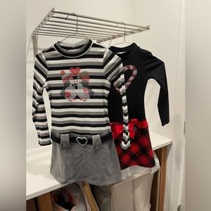 Lot of 2 holiday dresses
